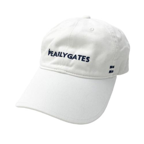 PEARLY GATES パーリーゲイツ キャップ ホワイト系 ランク：A- 【中古