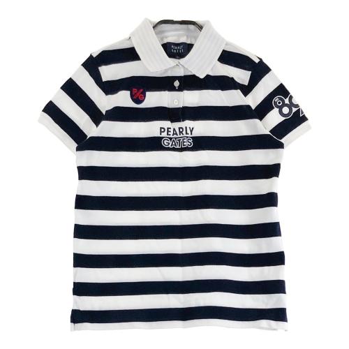 PEARLY GATES パーリーゲイツ 2023年モデル 半袖ポロシャツ ボーダー柄