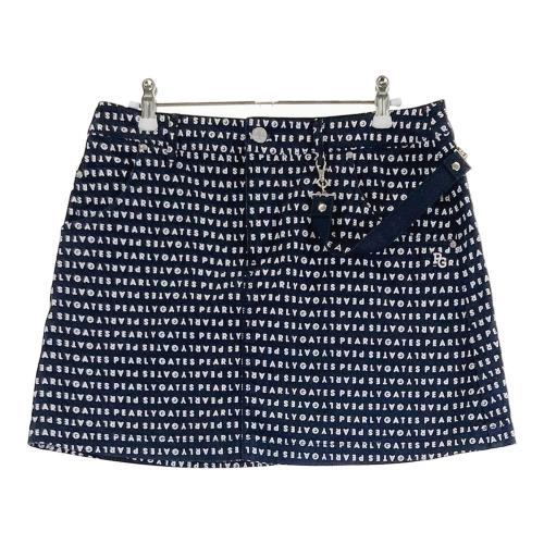 PEARLY GATES パーリーゲイツ スカート 総柄 ネイビー系 サイズ：2