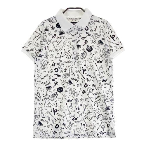 新品 PEARLY GATES ポロシャツ 刺繍 ニコちゃん 定価¥19800 PEARLY GATES パーリーゲイツ 2024年モデル 半袖ポロシャツ ニコちゃん