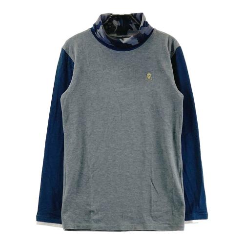 MARK&LONA マークアンドロナ 2023年 長袖襟付Tシャツ ベロア グレー系