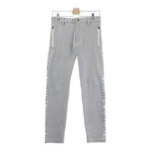 MARK&LONA マークアンドロナ ニットベスト スカル柄 ブラック系 サイズ