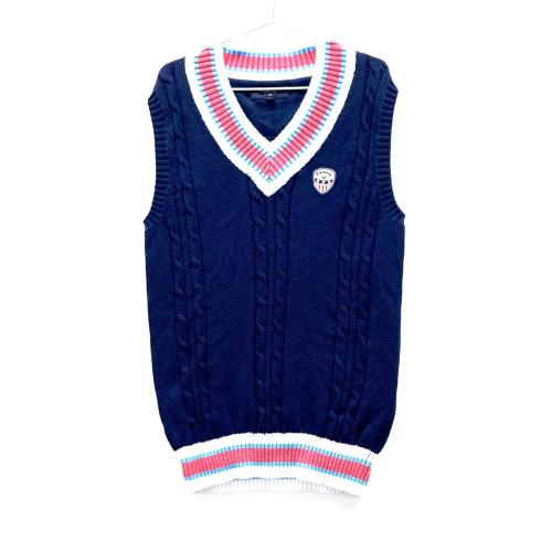 CALLAWAY キャロウェイ Vネックニットベスト ネイビー系 サイズ：M