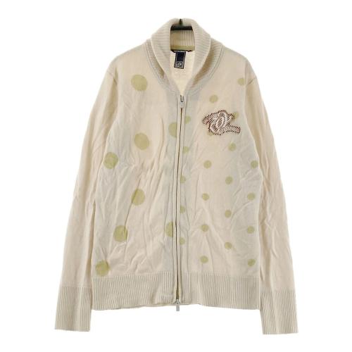 ZOY ゾーイ 長袖 カシミヤ混ニットジャケット ホワイト系 サイズ：38