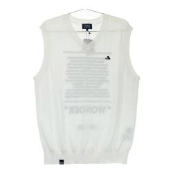 極美品 PEARLY GATES パーリーゲイツ ゴルフ ベスト ホワイト 4 メンズ PEARLY GATES(パーリーゲイツ) ベスト｜中古ゴルフウェア通販