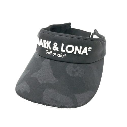 MARK&LONA マークアンドロナ 2023年 サンバイザー カモフラ柄 ブラック