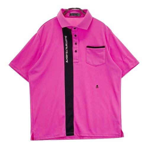 G/FORE ジーフォア 半袖ポロシャツ ピンク系 サイズ：3 ランク：B