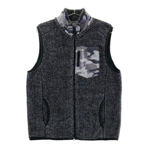 ADMIRAL メンズ ベスト リバーシブル ADMIRAL アドミラル リバーシブル ボア ジップベスト カモフラ柄