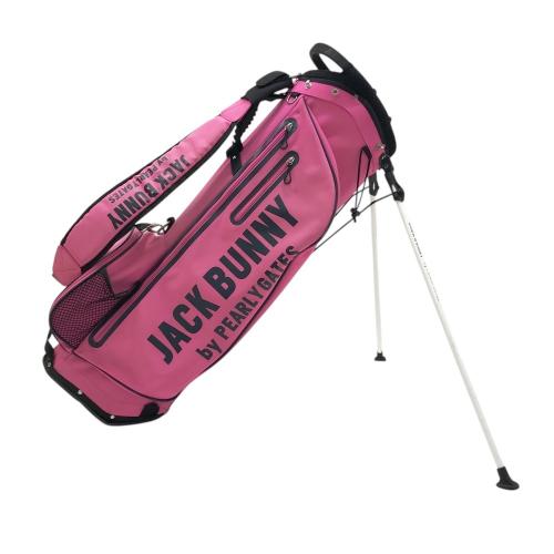 JACK BUNNY ジャックバニー スタンド式 キャディバッグ 6分割 ピンク系