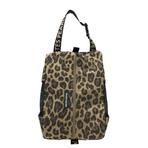 【美品】パーリーゲイツ　レオパード　シューズケース　ヒョウ柄　サイドメッシュ PEARLY GATES パーリーゲイツ シューズケース ヒョウ柄 レオパード