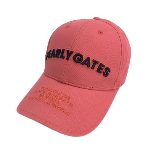 PEARLY GATES パーリーゲイツ キャップ レッド系 ランク：A- 【中古