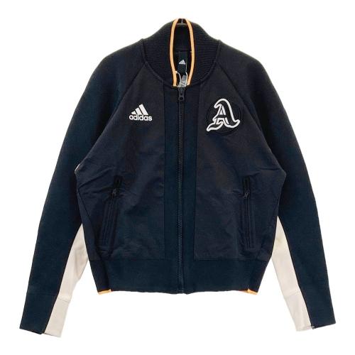 ADIDAS GOLF アディダスゴルフ ジップジャケット ワッペン ブラック系