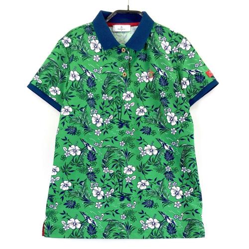 MUNSING WEAR マンシングウェア MGWNJA11 半袖ポロシャツ 総柄