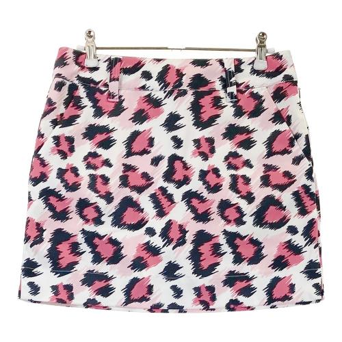 LOUD MOUTH ラウドマウス ; インナー付スカート ピンクレオパード 柄