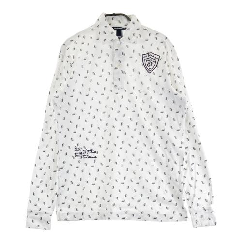 ZOY ゾーイ 長袖ポロシャツ 総柄 グレー系 サイズ：3 ランク：B 【中古