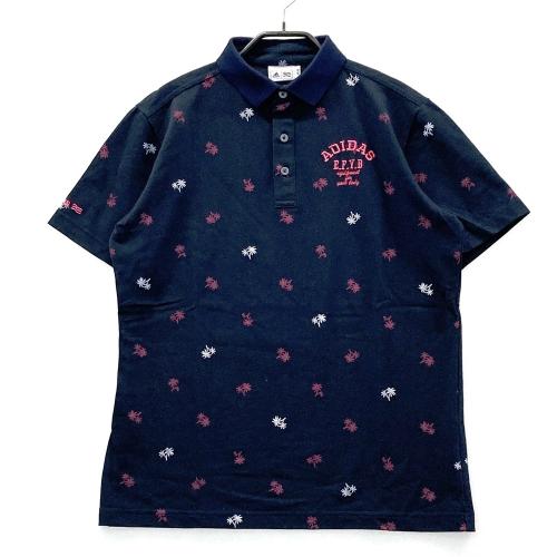 ADIDAS GOLF アディダスゴルフ 半袖ポロシャツ パームツリー柄