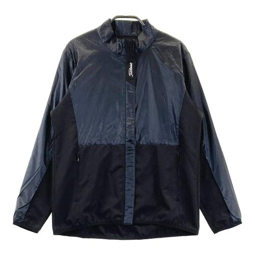 TITLEIST タイトリスト 裏起毛 中綿 ジップジャケット ネイビー系