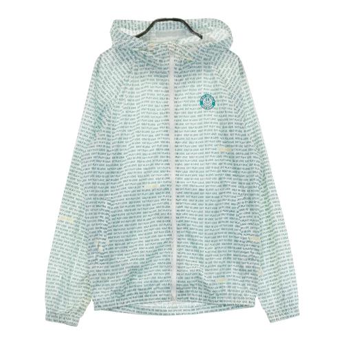 OAKLEY オークリー ジップ ナイロンジャケット 総柄 グリーン系 サイズ