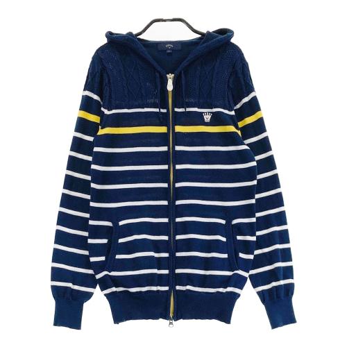 CALLAWAY キャロウェイ フード付 ジップャケット ネイビー系 サイズ：L