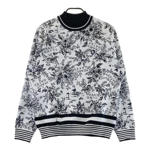 PEARLY GATES パーリーゲイツ 2022年 ハイネック ニットセーター 花柄