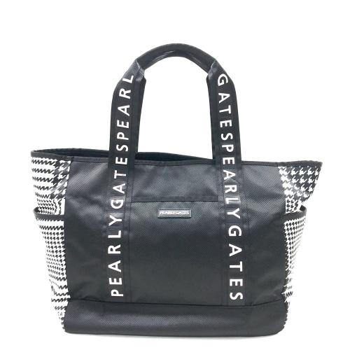 MARK&LONA マークアンドロナ トートバッグ スカル チェック柄 レッド系