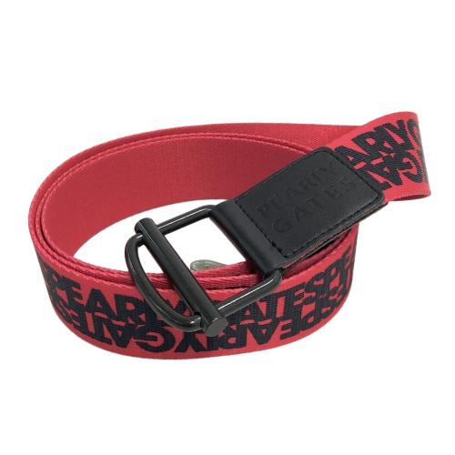 PEARLY GATES パーリーゲイツ ベルト ロゴ総柄 イエロー系 ランク：B