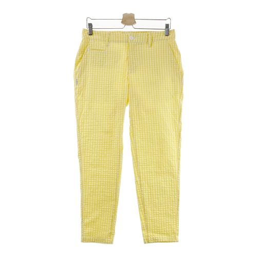 JACK BUNNY ジャックバニー ストレッチパンツ 総柄 イエロー系 サイズ