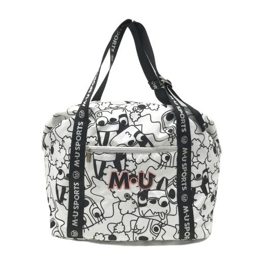 M.U SPORTS エムユースポーツ 2WAYボストンバッグ ピンク系 ランク：B