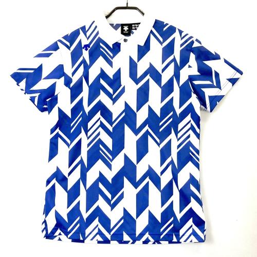 DESCENTE GOLF デサントゴルフ 半袖ポロシャツ ホワイト系 サイズ：M