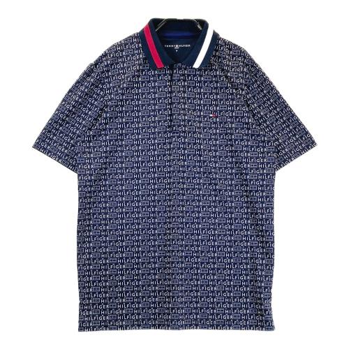 TOMMY HILFIGER GOLF トミー ヒルフィガーゴルフ 半袖ポロシャツ 総柄