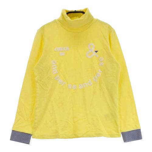 8YARDS ハチヤーズ 起毛 タートルネック 長袖Tシャツ イエロー系
