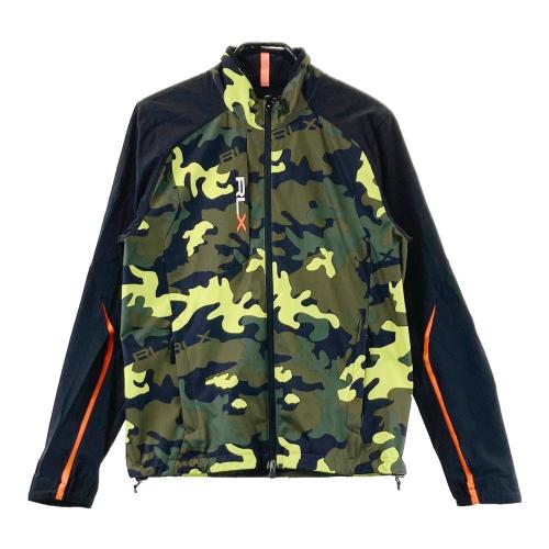 RLX ラルフローレン ジップジャケット ナイロン カモフラ柄 カーキ系