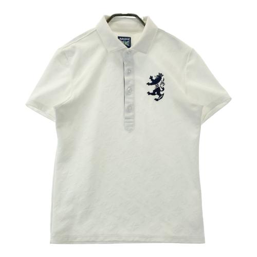 ADMIRAL アドミラル 半袖ポロシャツ 総柄 ブルー系 サイズ：L ランク