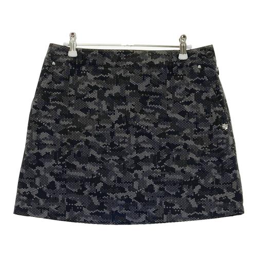 ST ANDREWS セントアンドリュース ロゴ刺繍入り 中綿スカート ブラック