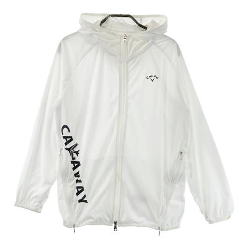 【未使用】Callaway キャロウェイ　フード付ダウンジャケット ホワイトXL CALLAWAY キャロウェイ フード付 ジップジャケット ホワイト系 サイズ