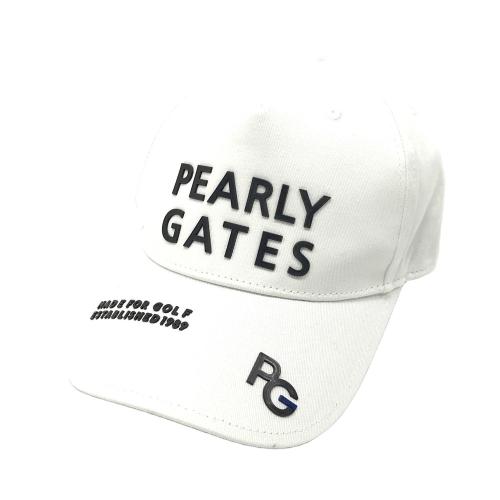 PEARLY GATES パーリーゲイツ キャップ ホワイト系 ランク：B 【中古