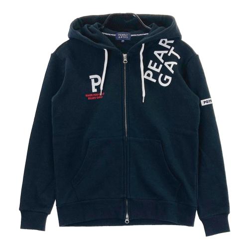 PEARLY GATES パーリーゲイツ ジップパーカー ボーダー柄 ホワイト系