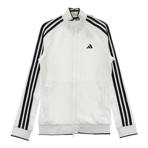 ☆アディダス☆新品未使用タグ付き☆adidas ゴルフジャケットＬホワイト ADIDAS GOLF アディダスゴルフ 2WAY 長袖ジップジャケット ホワイト系