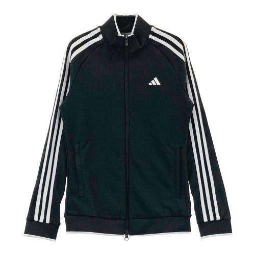 【新品・定価1.4万】アディダス ゴルフ フルジップ ジャケット ブラック L ADIDAS GOLF アディダスゴルフ 204年モデル IK9794 長袖 ジップ