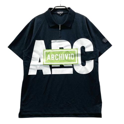 ARCHIVIO アルチビオ モックネック半袖Tシャツ ブラック系 サイズ：50
