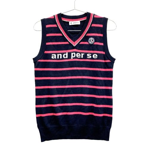 未使用品 アンパスィ ニットベスト LL アンパスィ and per se ニットベスト LL 未使用品 中古 レディース