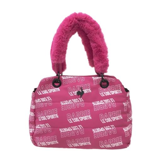 LE COQ GOLF ルコックゴルフ ×Barbie ファー カートバッグ ロゴ総柄