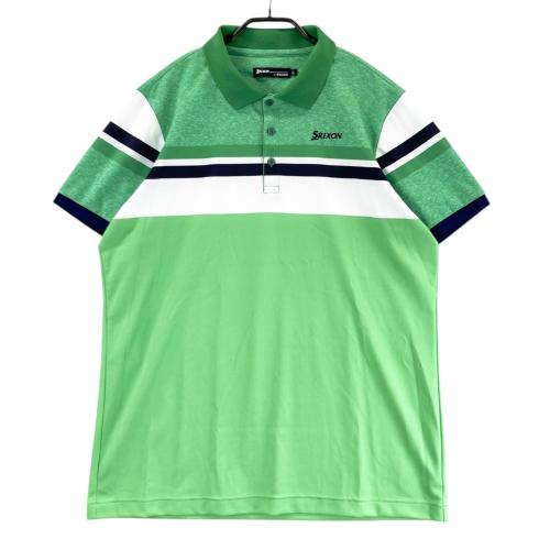 SRIXON スリクソン by DESCENTE 半袖ポロシャツ グリーン系 サイズ：LL