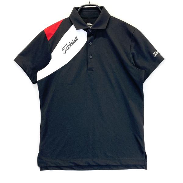TITLEIST タイトリスト 半袖ポロシャツ ブラック系 サイズ：M ランク