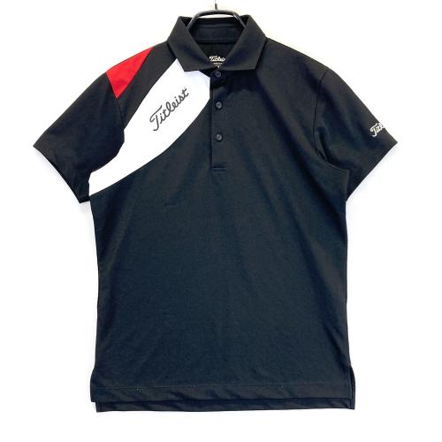 TITLEIST タイトリスト 半袖ポロシャツ ブラック系 サイズ：M ランク