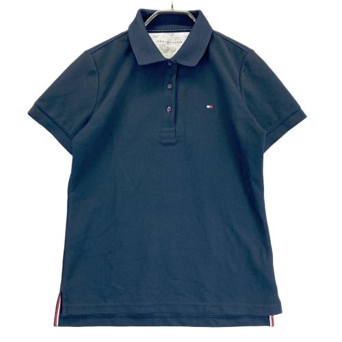 ト極備品ミーヒルフィガーゴルフ XLポロシャツ 総柄 ゴルフウェア ネイビー TOMMY HILFIGER GOLF(トミー ヒルフィガーゴルフ)｜中古ゴルフウェア