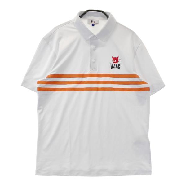 WAAC ワック 半袖ポロシャツ ホワイト系 サイズ：M ランク：A- 【中古