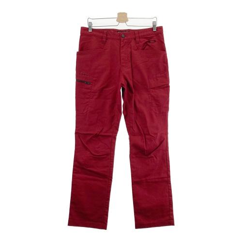 OAKLEY ロゴ入り G O L Fパンツレッド赤33サイズストライプ生地 OAKLEY ロゴ入り G O L Fパンツレッド赤33サイズストライプ生地 OAKLEY