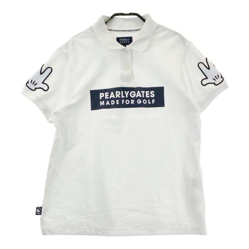 PEARLY GATES パーリーゲイツ 半袖ポロシャツ ミッキーマウス 刺繍総柄