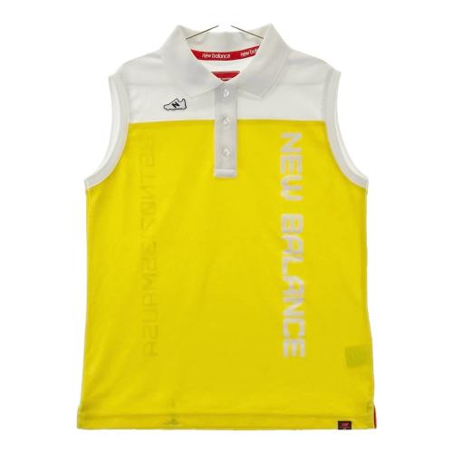 未使用❗️ ニューバランスゴルフ ノースリーブポロシャツ 0/S イエロー NEW BALANCE GOLF ニューバランス ノースリーブポロシャツ イエロー系